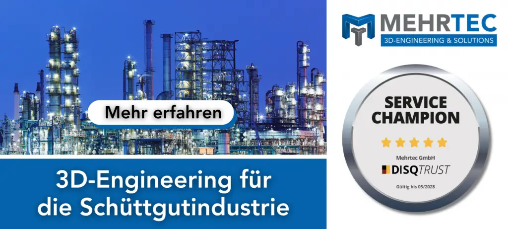 Industrieanlage im Halbdunkel mit vielen Lichtern an den Türmen