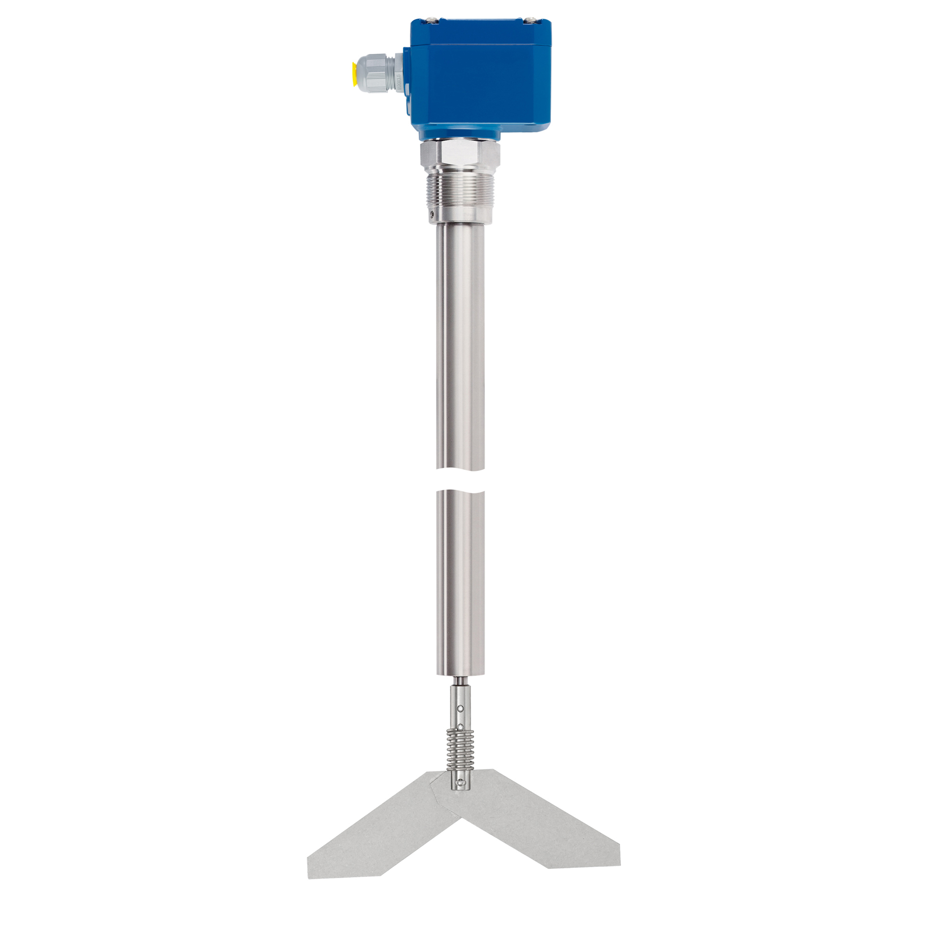 Rotations-Füllstandsensor zur präzisen Grenzstandmessung von PVC‑Pulver in Silos und Schüttgutanlagen