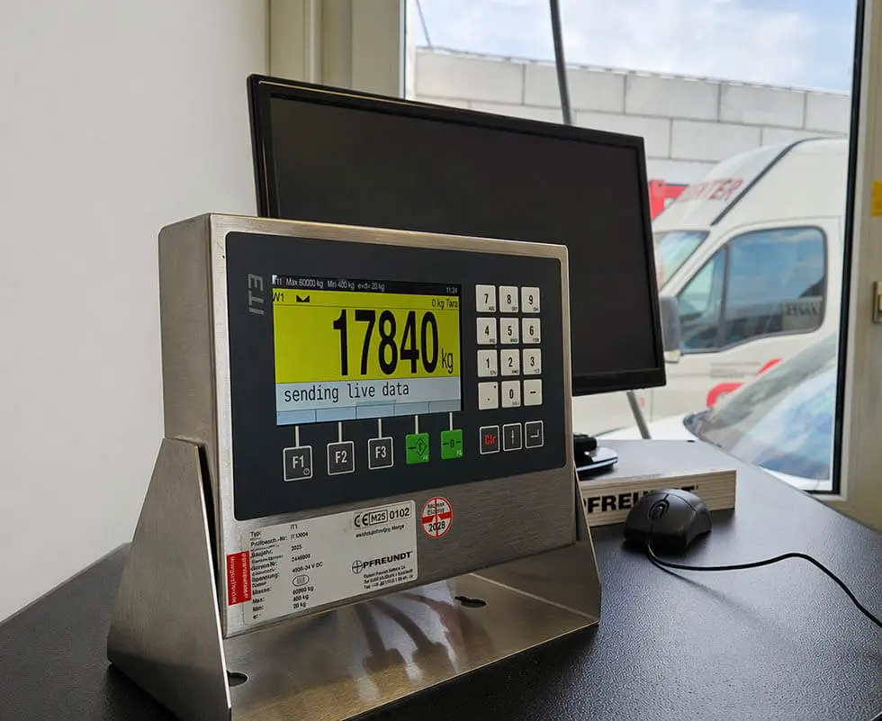 IT3 SysTec Wägeterminal für Fahrzeugwaagen