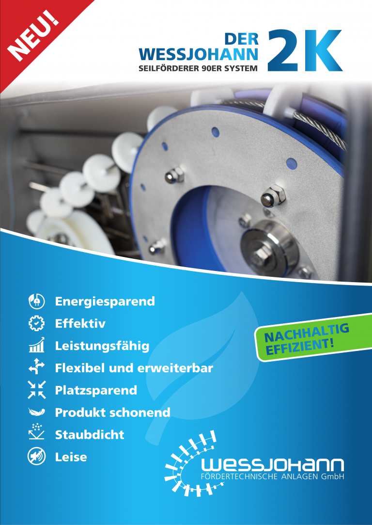 Wessjohann Flyer über Seil und Rohrkettenförderer