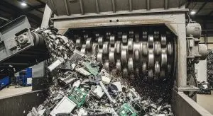 Entstaubung im Batterierecycling