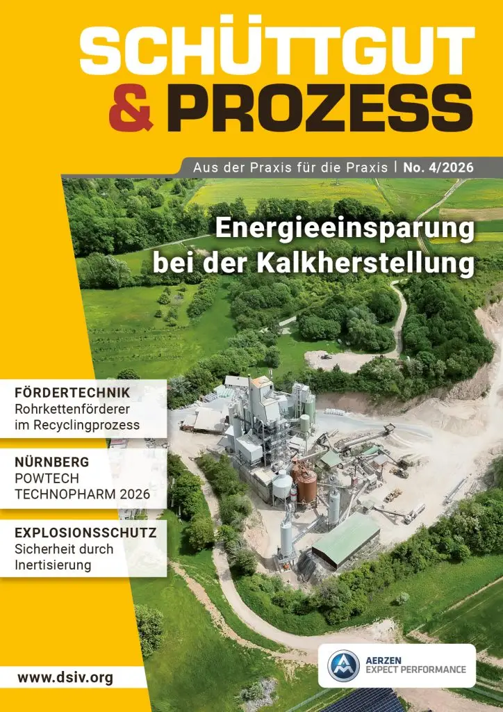 Cover des Magazins Schüttgut & Prozess 4/2026