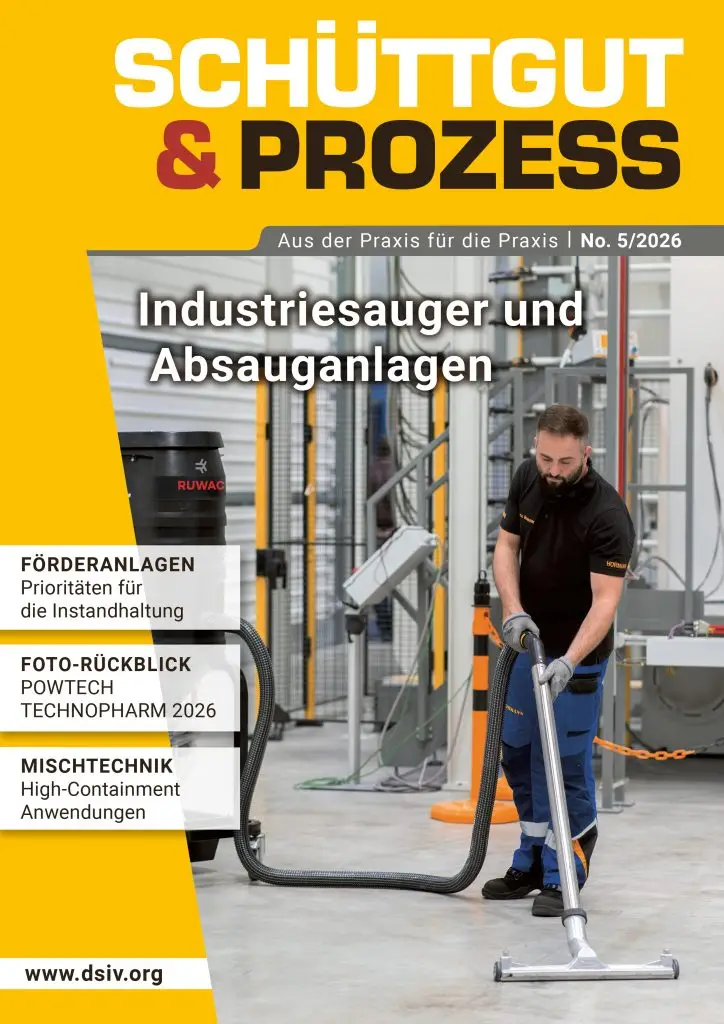 Cover des Magazins Schüttgut & Prozess 5/2026